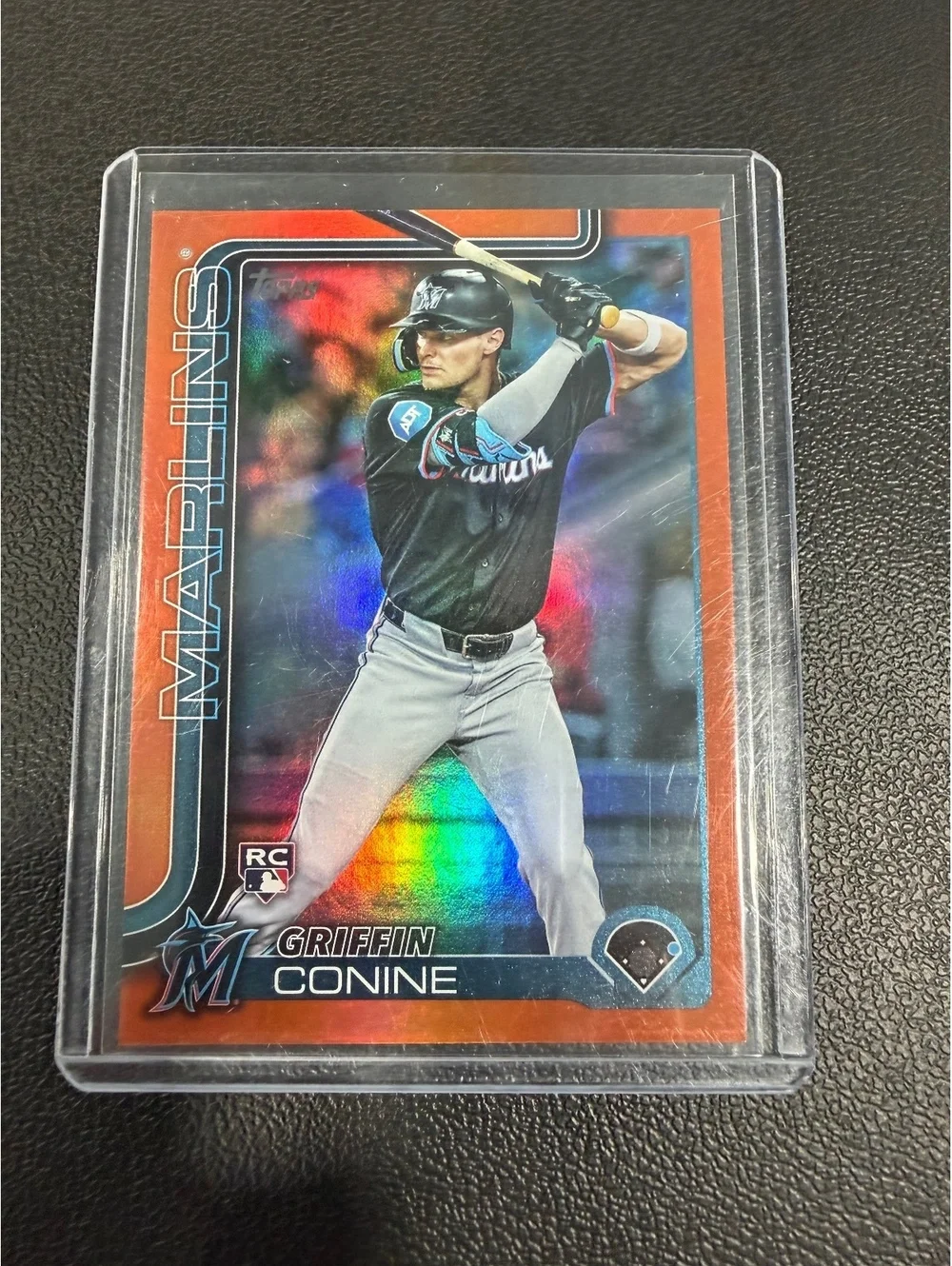 2025 Topps Griffin Conine Orange Foil Rookie Card #447 - Limited 09/25